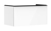 Тумба під раковину підвісна Hansgrohe Xelu Q 98х55 см МДФ глянсовий білий матовий чорний 54058670