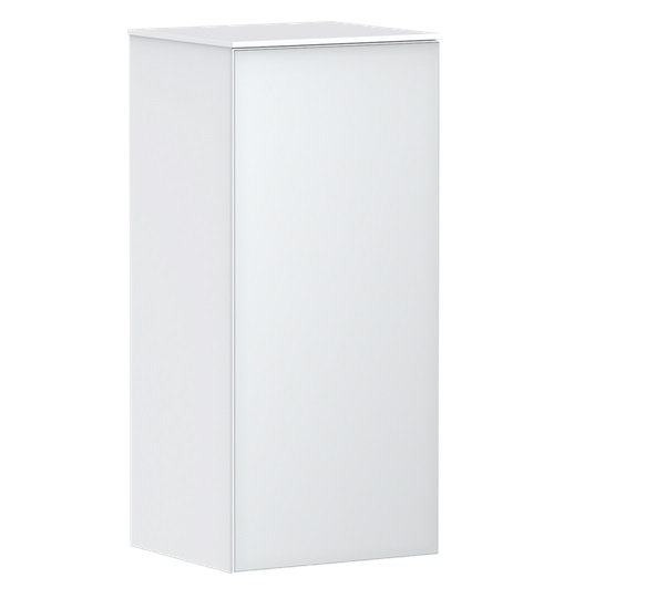 Полупенал для ванной подвесной Hansgrohe Xevolos E 40,5х37 см петли слева матовый белый/белый 54212320