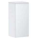 Полупенал для ванной подвесной Hansgrohe Xevolos E 40,5х37 см петли слева матовый белый/белый 54212320
