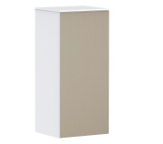 Полупенал для ванной подвесной Hansgrohe Xevolos E 40,5х37 см петли слева матовый белый/узорчатая бронза 54212390