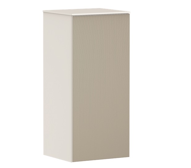 Полупенал для ванной Hansgrohe Xevolos E 40,5х37 см петли справа песочно-бежевый матовый/узорчатая бронза 54216390