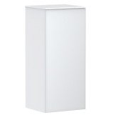 Напівпенал для ванної підвісної Hansgrohe Xevolos E 40,5х37 см петлі зліва матовий білий/білий 54212320