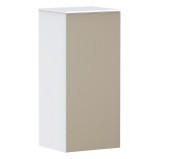 Напівпенал для ванної підвісної Hansgrohe Xevolos E 40,5х37 см петлі зліва матовий білий/візерункова бронза 54212390