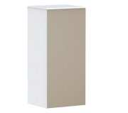 Напівпенал для ванної підвісної Hansgrohe Xevolos E 40,5х37 см петлі зліва матовий білий/візерункова бронза 54212390