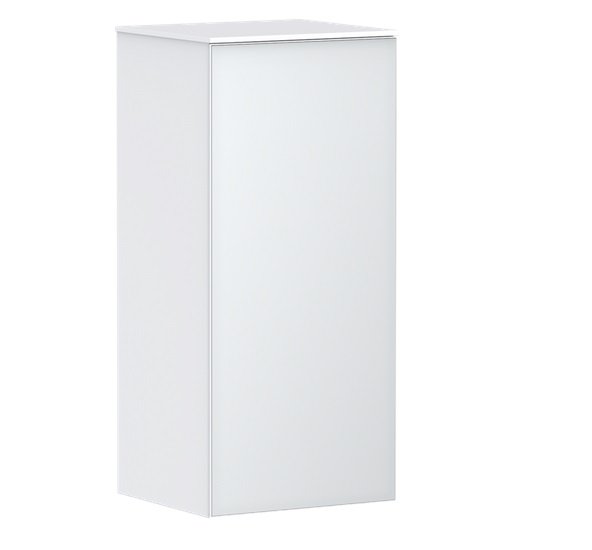 Полупенал для ванной подвесной Hansgrohe Xevolos E 40,5х37 см петли справа матовый белый/белый 54215320