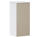 Напівпенал для ванної підвісної Hansgrohe Xevolos E 40,5х37 см петлі праворуч матовий білий/візерункова бронза 54215390