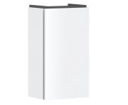Тумба под раковину подвесная Hansgrohe Xilesa E 34х24 см петли слева МДФ матовый белый 54243700