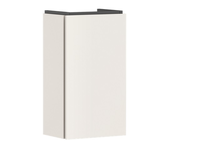 Тумба под раковину подвесная Hansgrohe Xilesa E 34х24 см петли слева МДФ песочно-бежевый матовый 54243780