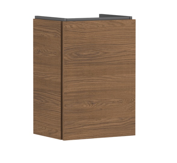 Тумба под раковину подвесная Hansgrohe Xilesa E 43х33 см петли слева ДСП дуб кашемир 54245550