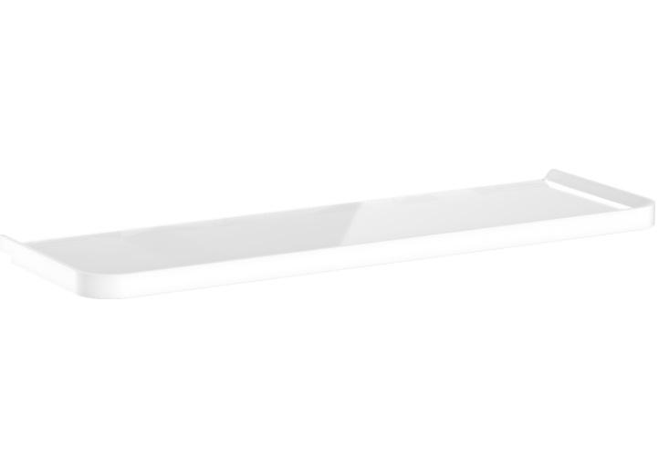 Полочка для ванной Hansgrohe Xelu Q 43 см металл/стекло матовый белый 54144700