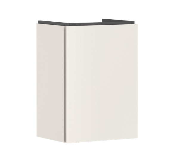 Тумба під раковину Hansgrohe Xilesa E 43х33 см петлі праворуч МДФ пісочно-бежевий матовий 54246780