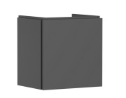 Тумба под раковину подвесная Hansgrohe Xilesa E 48х38 см МДФ сланцево-серый матовый 54247760