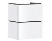 Тумба під раковину Hansgrohe Xilesa E 48х38 см МДФ матовий білий 54248700