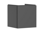 Тумба під раковину підвісна Hansgrohe Xilesa E 48х47 см МДФ сланцево-сірий матовий 54249760