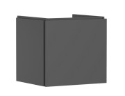 Тумба під раковину підвісна Hansgrohe Xilesa E 53х47 см МДФ сланцево-сірий матовий 54251760