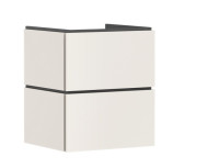 Тумба под раковину подвесная Hansgrohe Xilesa E 53х47 см МДФ песочно-бежевый матовый 54252780