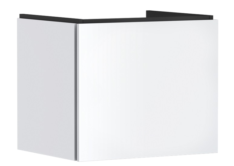 Тумба під раковину підвісна Hansgrohe Xilesa E 58х47 см МДФ матовий білий 54253700