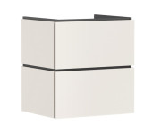 Тумба під раковину підвісна Hansgrohe Xilesa E 58х47 см МДФ пісочно-бежевий матовий 54254780