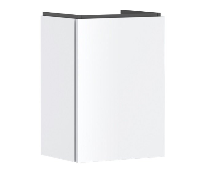 Тумба під раковину підвісна Hansgrohe Xilesa E 43х33 см петлі зліва МДФ матовий білий 54245700