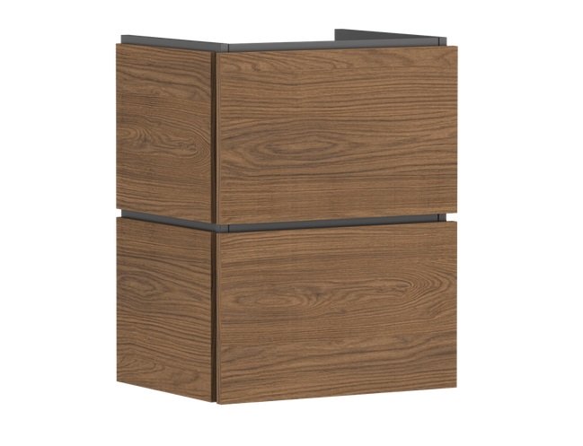 Тумба под раковину подвесная Hansgrohe Xilesa E 48х38 см ДСП дуб кашемир 54248550