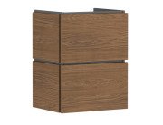 Тумба під раковину підвісна Hansgrohe Xilesa E 48х38 см ДСП дуб кашемір 54248550