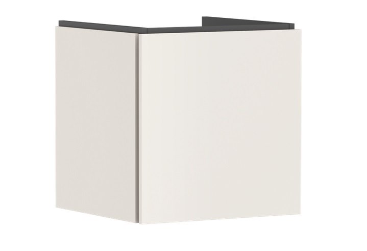 Тумба під раковину підвісна Hansgrohe Xilesa E 48х47 см МДФ пісочно-бежевий матовий 54249780