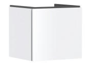 Тумба під раковину підвісна Hansgrohe Xilesa E 53х47 см МДФ матовий білий 54251700