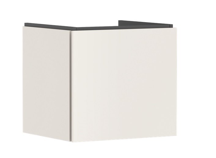 Тумба під раковину підвісна Hansgrohe Xilesa E 53х47 см МДФ пісочно-бежевий матовий 54251780