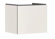 Тумба под раковину подвесная Hansgrohe Xilesa E 58х47 см МДФ песочно-бежевый матовый 54253780