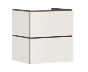 Тумба под раковину подвесная Hansgrohe Xilesa E 58х47 см МДФ песочно-бежевый матовый 54254780