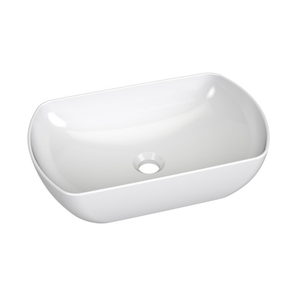 Раковина для ванної кімнати Ravak Uni 500 O Slim кераміка білий GPX2240601