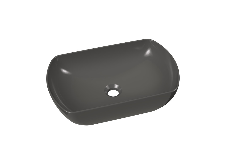 Раковина для ванної кімнати Ravak Uni 500 O Slim кераміка сірий GPX2240063