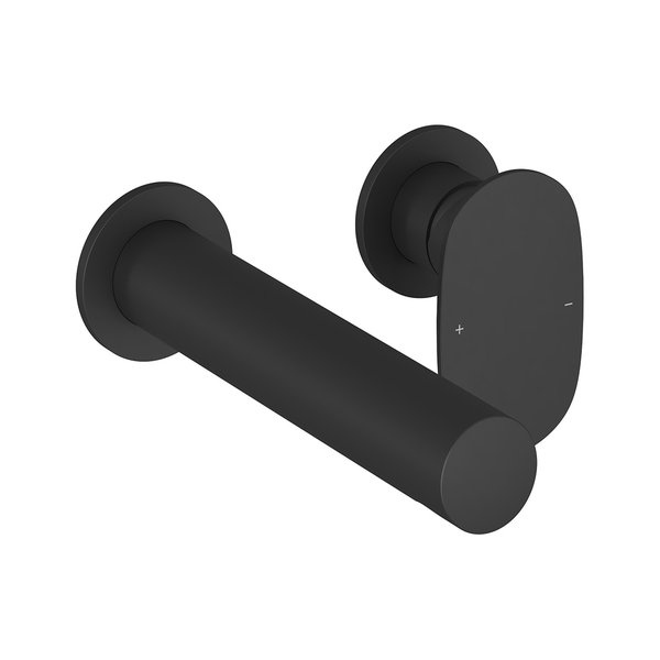 Змішувач для раковини Ravak Spring SG 019.00 настінний одноважільний чорний матовий X070546