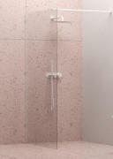 Душевая неподвижная стенка Ravak Walk-In Wall 130 белый матовый профиль стекло transparent GW9WJ0E0SZ1