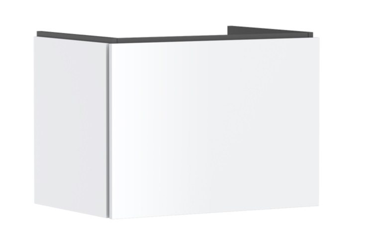 Тумба під раковину підвісна Hansgrohe Xilesa E 68х47 см МДФ матовий білий 54257700