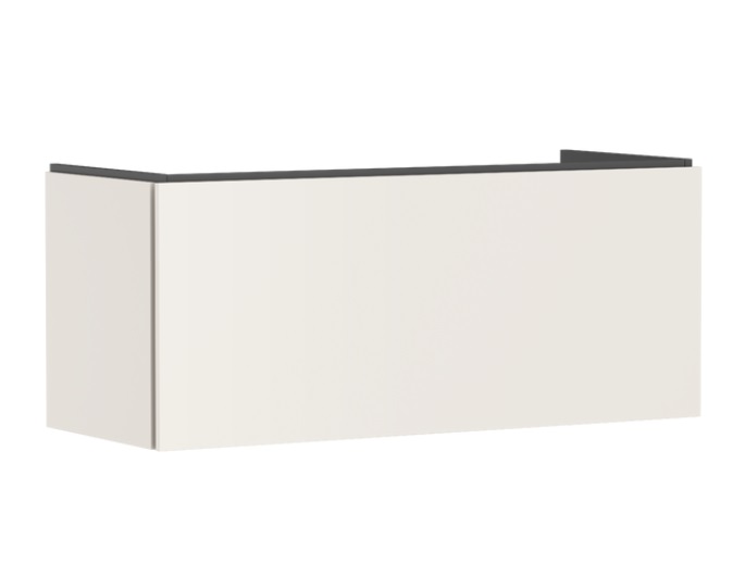 Тумба під раковину підвісна Hansgrohe Xilesa E 118х47 см МДФ пісочно-бежевий матовий 54263780