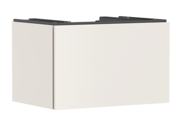 Тумба під раковину підвісна Hansgrohe Xilesa E 78х55 см МДФ пісочно-бежевий матовий 54265780