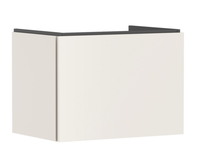 Тумба під раковину підвісна Hansgrohe Xilesa E 68х47 см МДФ пісочно-бежевий матовий 54257780