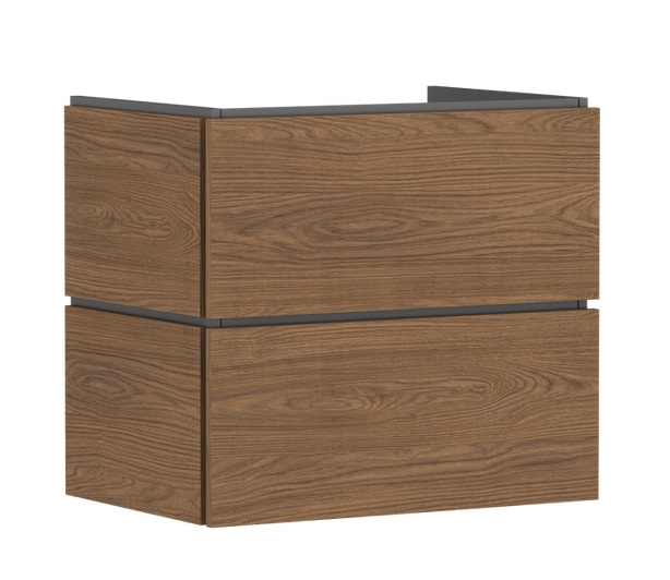 Тумба під раковину підвісна Hansgrohe Xilesa E 68х47 см ДСП дуб кашемір 54258550