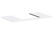 Столешница под раковину Hansgrohe Xilesa E 98х55 с вырезом по центру ДСП матовый белый 54270700