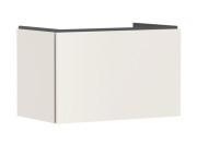 Тумба під раковину підвісна Hansgrohe Xilesa E 78х47 см МДФ пісочно-бежевий матовий 54259780