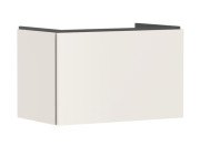 Тумба під раковину підвісна Hansgrohe Xilesa E 78х47 см МДФ пісочно-бежевий матовий 54259780