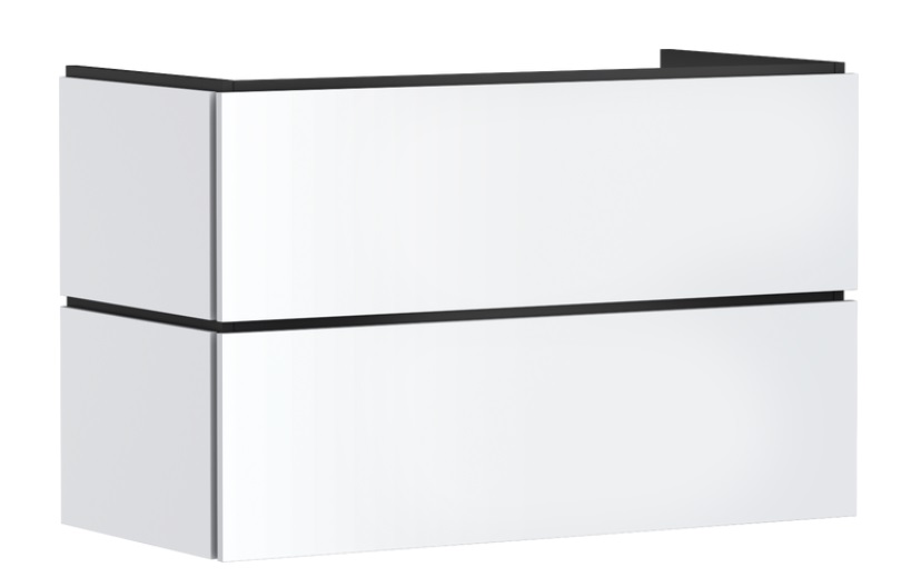 Тумба під раковину підвісна Hansgrohe Xilesa E 98х47 см МДФ матовий білий 54262700