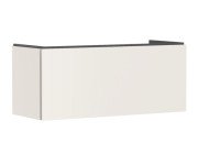 Тумба под раковину подвесная Hansgrohe Xilesa E 118х47 см МДФ песочно-бежевый матовый 54263780
