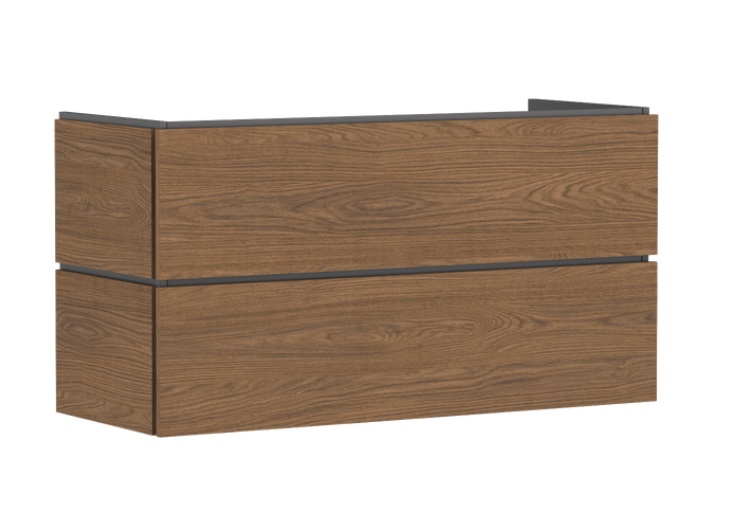 Тумба під раковину підвісна Hansgrohe Xilesa E 118х47 см ДСП дуб кашемір 54264550