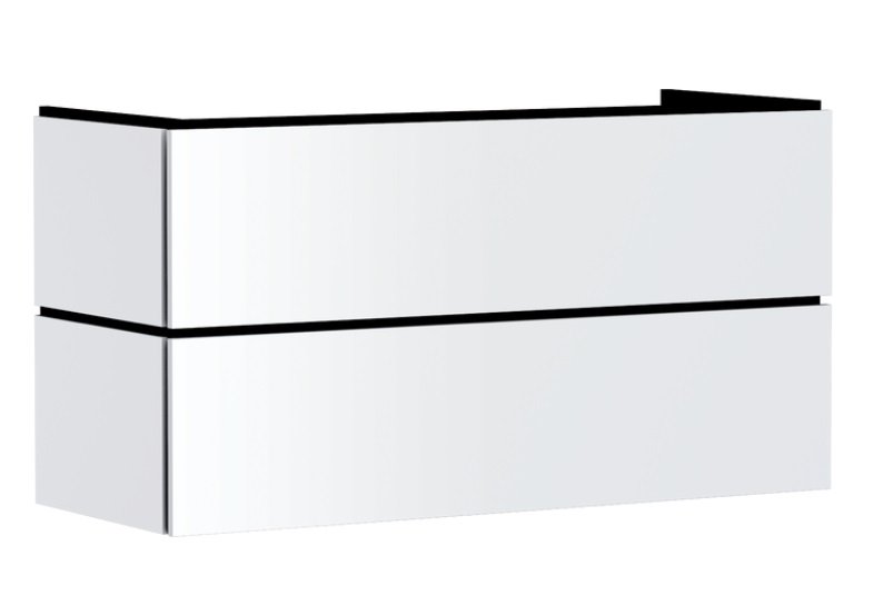 Тумба під раковину підвісна Hansgrohe Xilesa E 118х47 см МДФ матовий білий 54264700