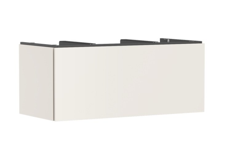 Тумба під раковину підвісна Hansgrohe Xilesa E 118х55 см МДФ пісочно-бежевий матовий 54267780