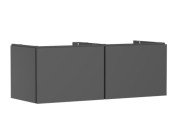 Тумба під раковину підвісна Hansgrohe Xilesa E 137,5х55 см МДФ сланцево-сірий матовий 54268760