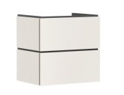 Тумба під раковину підвісна Hansgrohe Xilesa E 63х47 см МДФ пісочно-бежевий матовий 54256780