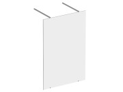 Душевая перегородка Ravak Walk-In Free 150 профиль полированный алюминий стекло transparent GW9FP0C0SZ1